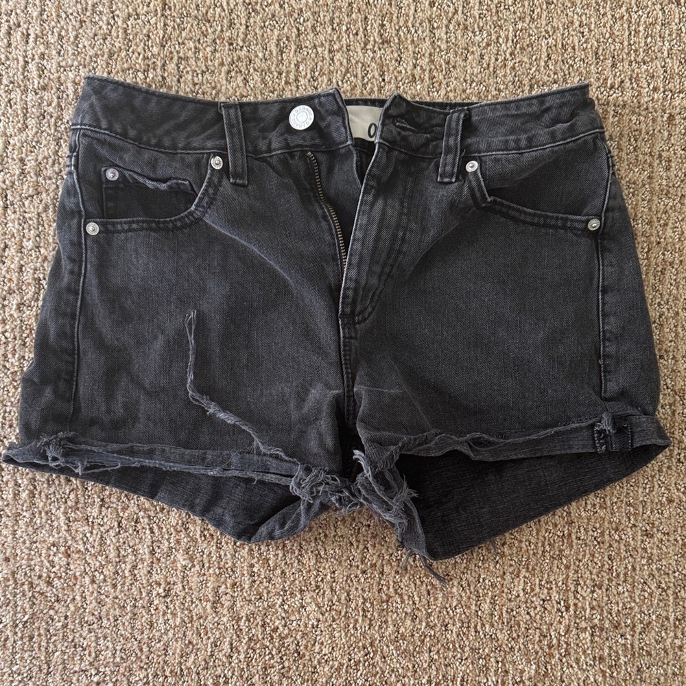 Garage Black Jean Shorts size 5